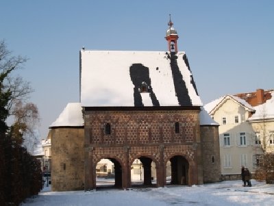 Blick auf die Empfangshalle