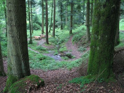 Picknickplatz auf halber Strecke