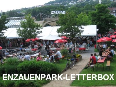 Biergarten im Enzauenpark