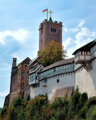 Die Wartburg über Eisenach