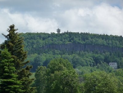 Blick auf den Scheibenberg aus Richtung Elterlein