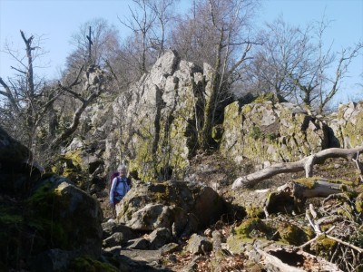 Kurz vor dem Gipfelkreuz